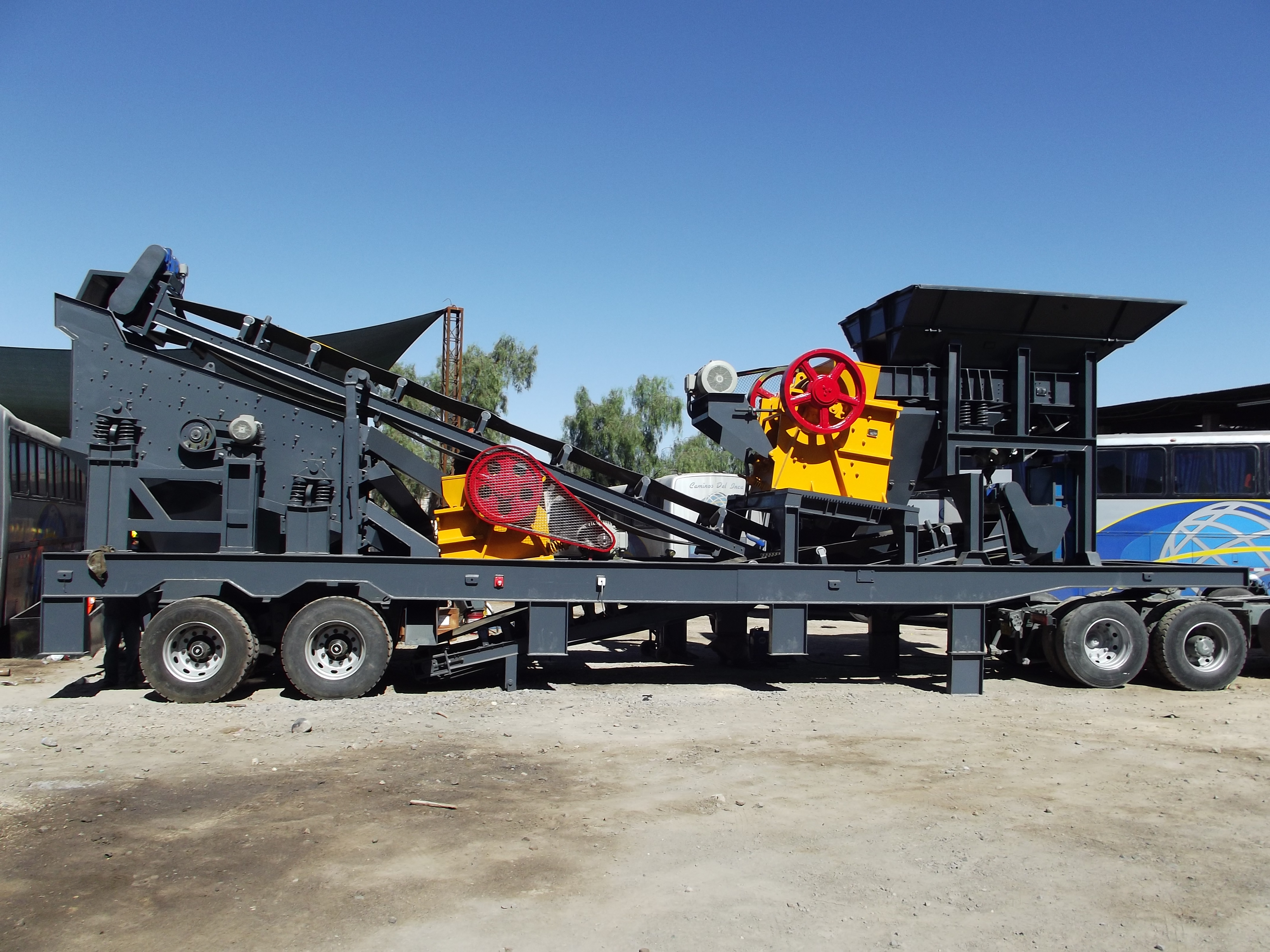 Portable Jaw Crushing Plant