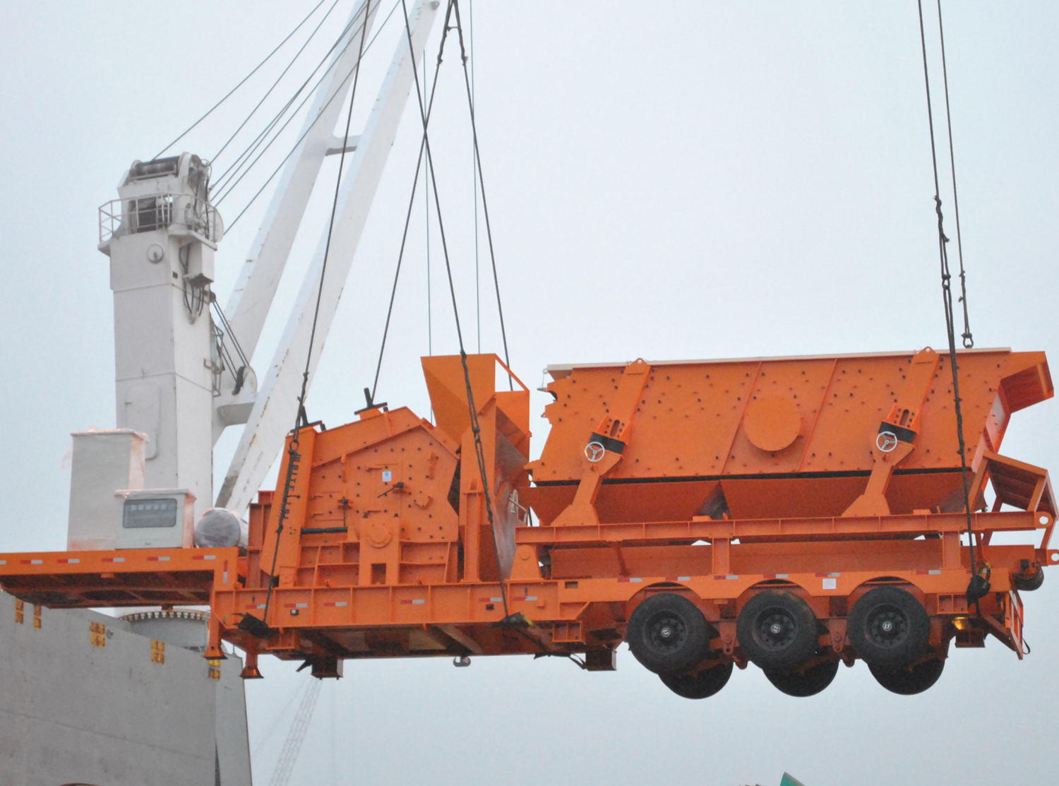 Portable Impact Crushing Plant