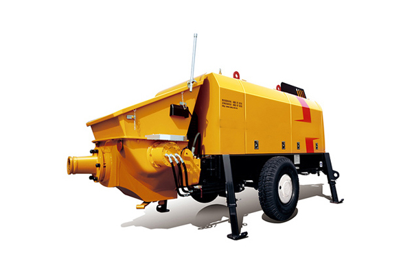 Trailer-Mounted Concrete Pump