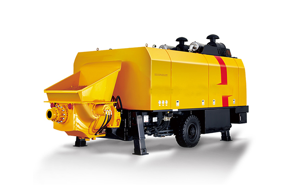 Trailer-Mounted Concrete Pump