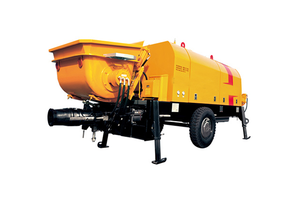 Trailer-Mounted Concrete Pump