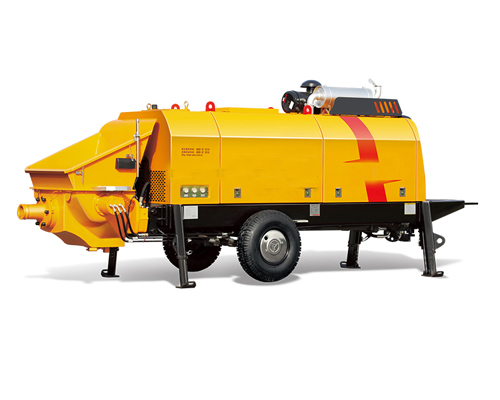 Trailer-Mounted Concrete Pump