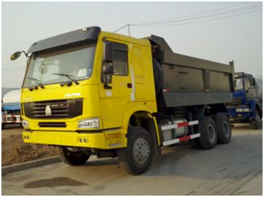 DUMPER TRUCK WITH MINING BUCKET